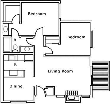 Floorplan - Pacific Crest Apartments