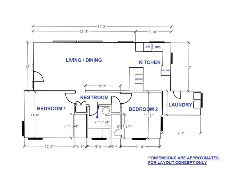 Floor Plan - 3646 Marlborough Ave