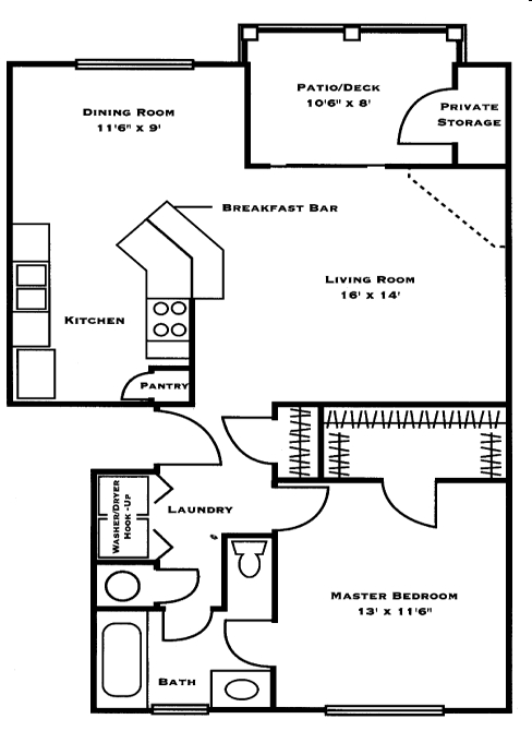 1BR/1BA - Trails of Saddlebrook