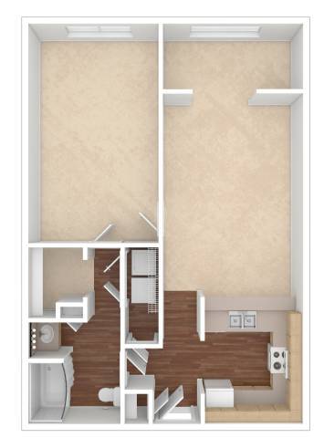 Floorplan - Abbotts Creek Apartments