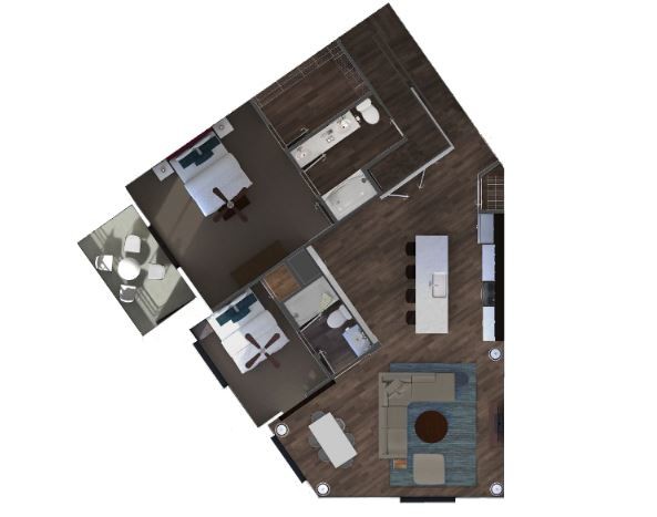 Floorplan - The Royale at CityPlace