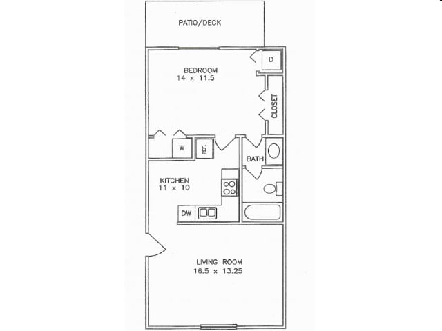 1BR/1BA - Veranda at the Ridge