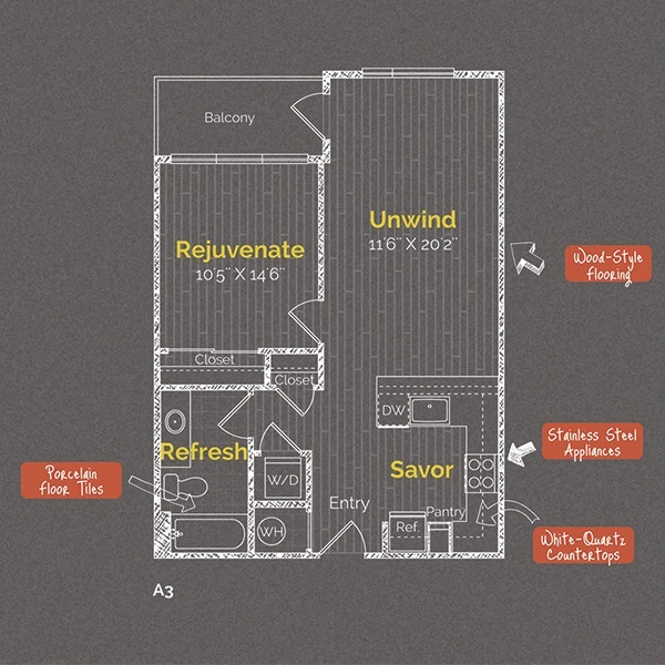 Floorplan - The Maxwell