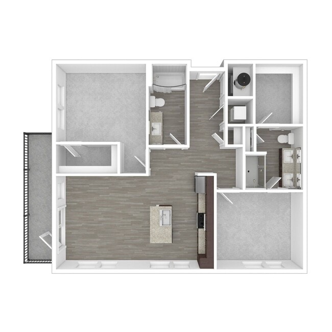 Floorplan - FIFTEEN51 Apartments of Lexington