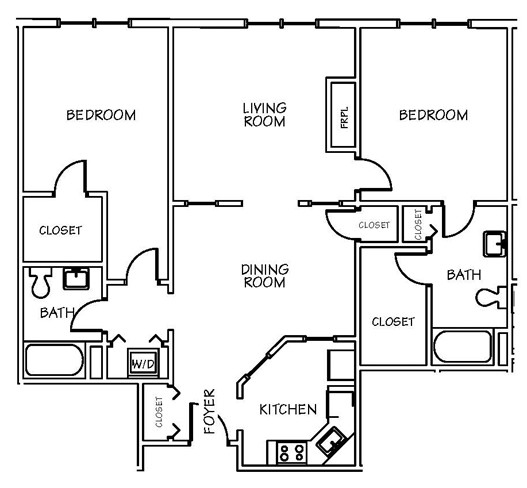 Floorplan - Lenox Village Apartments