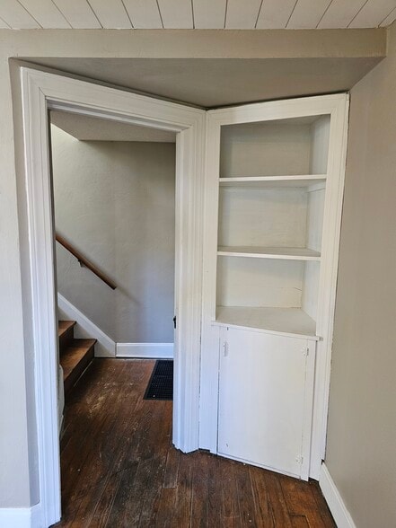 heading upstairs - 9 Maple St