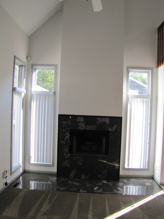 living room w/fireplace - 4623 Genessee St