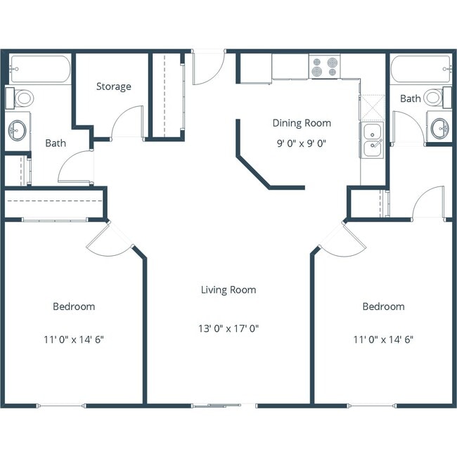 Floorplan - Sunwood Apartment Community