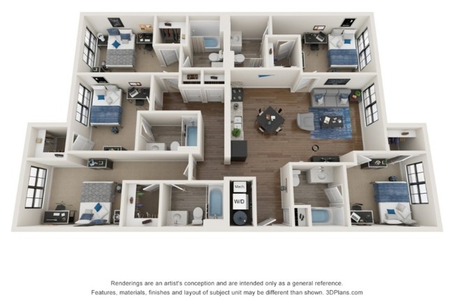 Floorplan - Auden Upstate