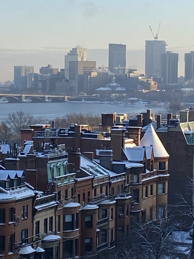 Unit View from Living Room - 483 Beacon St