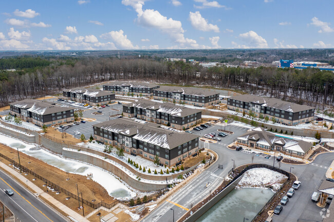 Aerial Photo - Flats at Mt. Zion