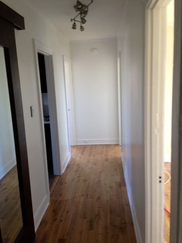 hallway from up the stairs - 1115 Mohawk St