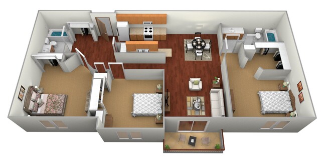 Floorplan - Pelican Heights Apartments