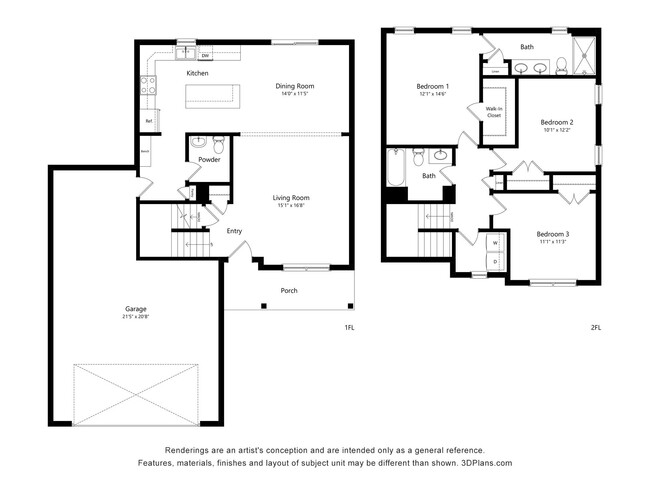 Floorplan - Weldon Reserve Garage Included