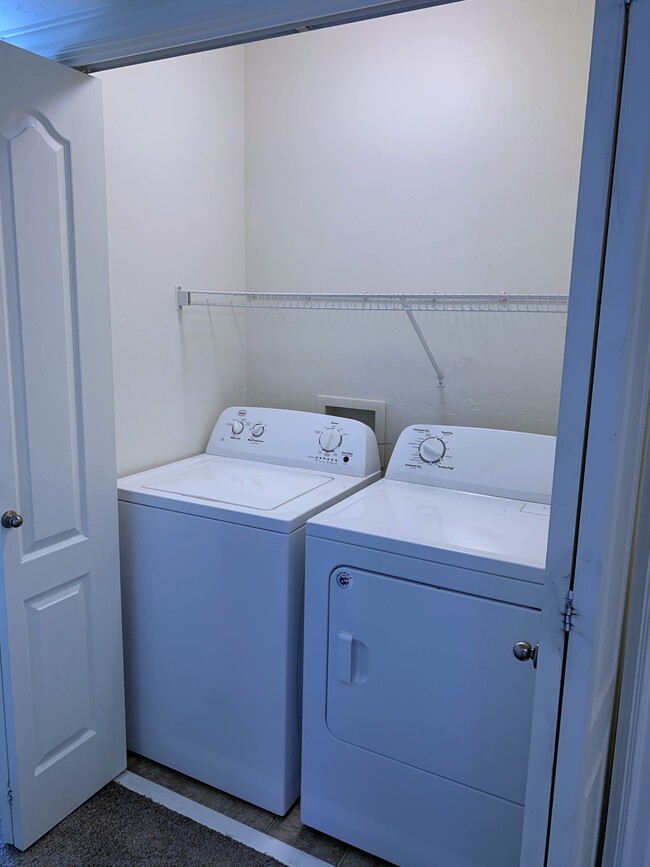 Laundry in Hallway Closet - 684 S 2150 W