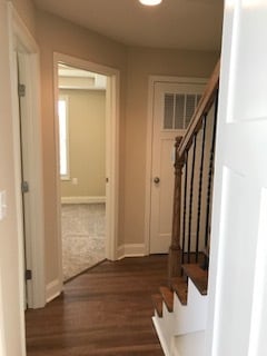 Master bedroom is at the bottom of the stairs - 2312-A Belle Ave NE