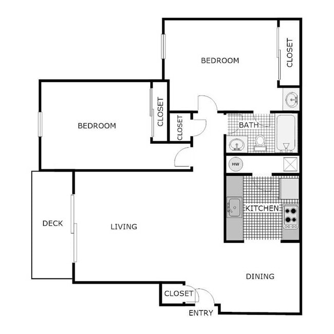 Floorplan - Oak Wood Apartments