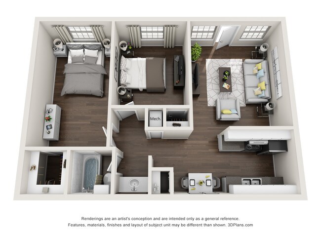 Floorplan - Arbors Off The Square