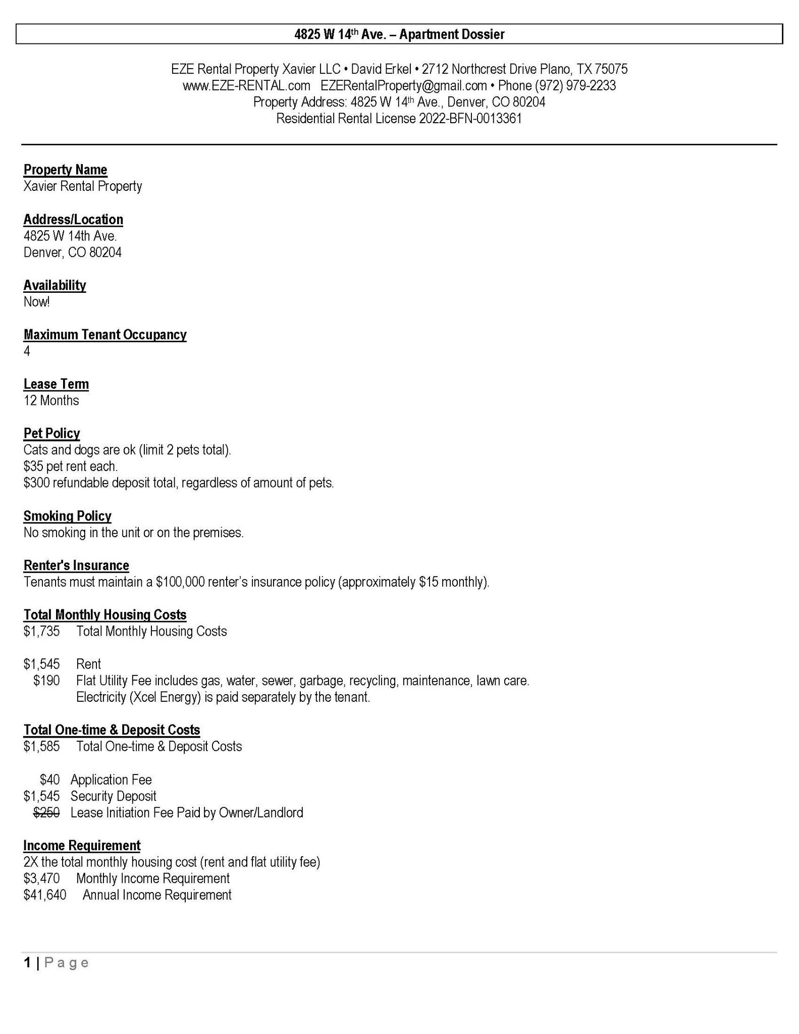 Building Photo - 4825 W 14th Ave