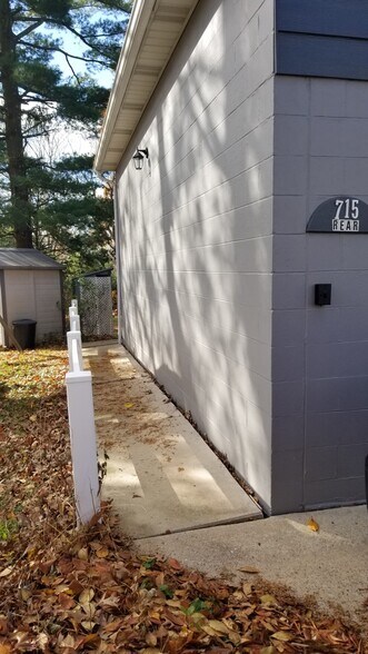 Walkway to the unit - 715 Main Street
