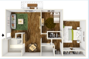 Floorplan - Foxcroft Apartments