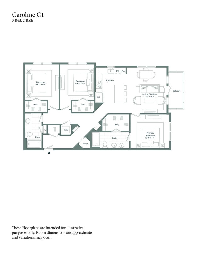 Floorplan - The Caroline
