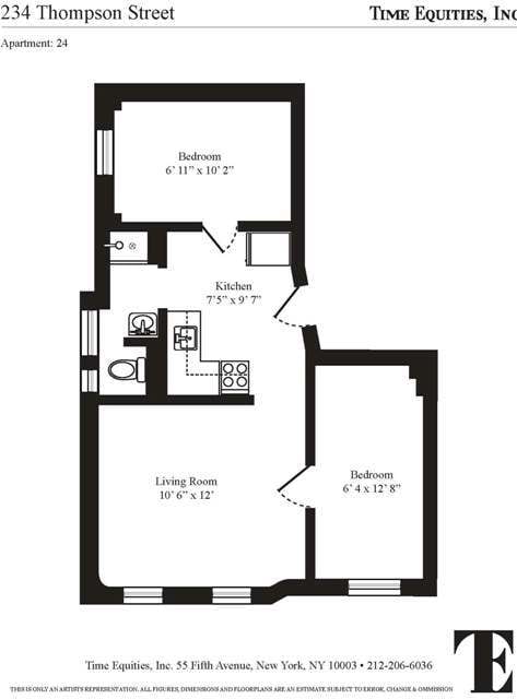 Floorplan - 234-236 Thompson Street