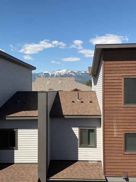 peekaboo view of Whitefish Mountain - 128A Hawthorne Ct