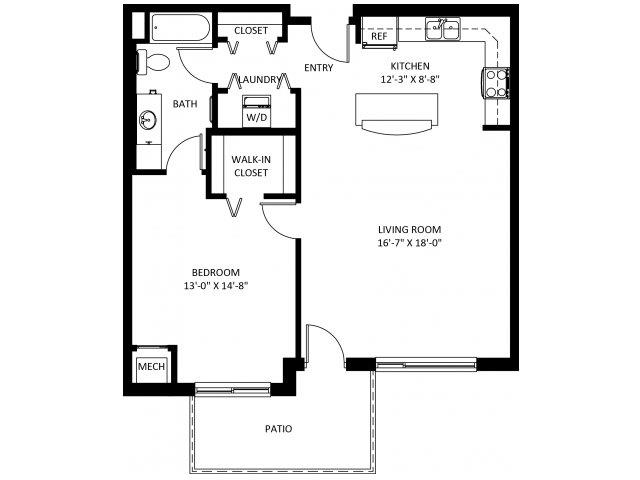 Floorplan - The View at Long Lake