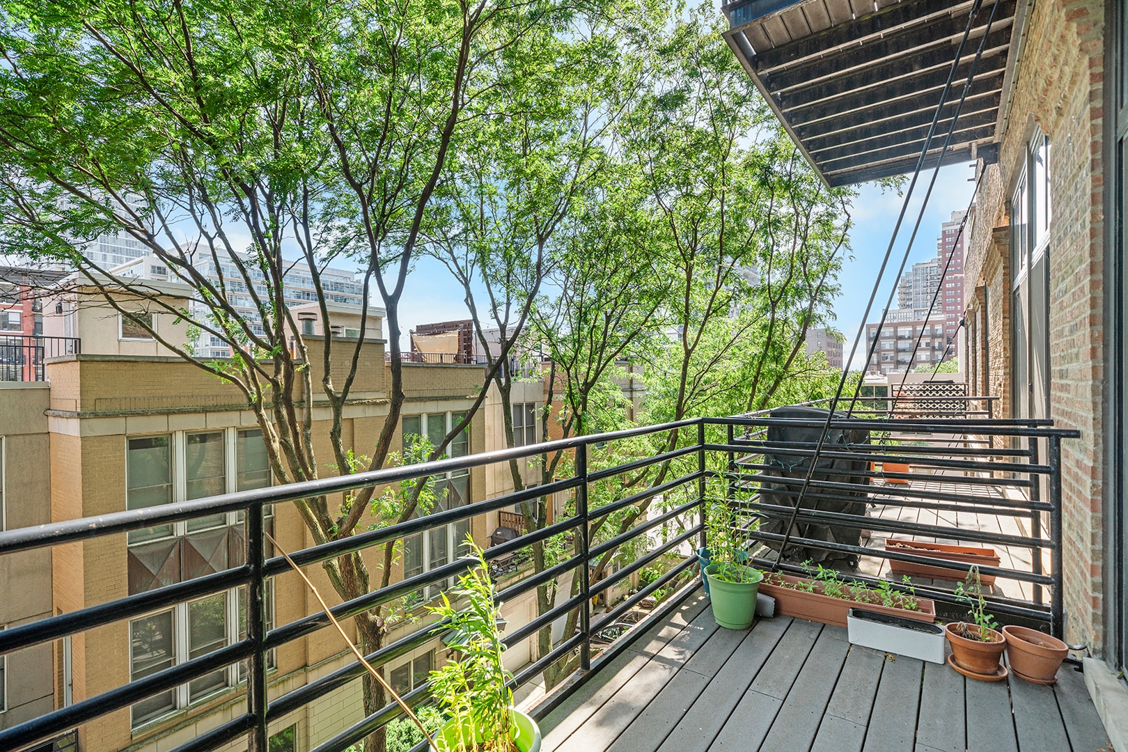 Private Balcony View 2 - 1525 S Michigan Ave