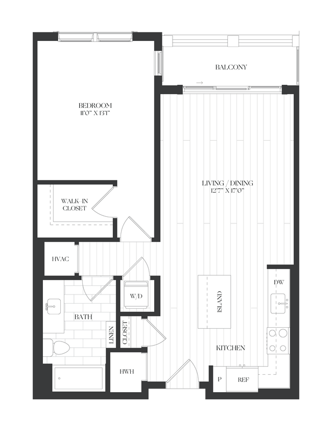 Floorplan - The Barrett at Chevy Chase Lake