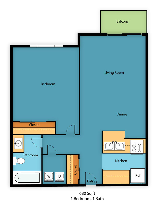 Floorplan - Park Edmonds Apartment Homes