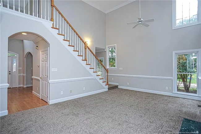 Stairway off family room - 1977 Culpepper Ln