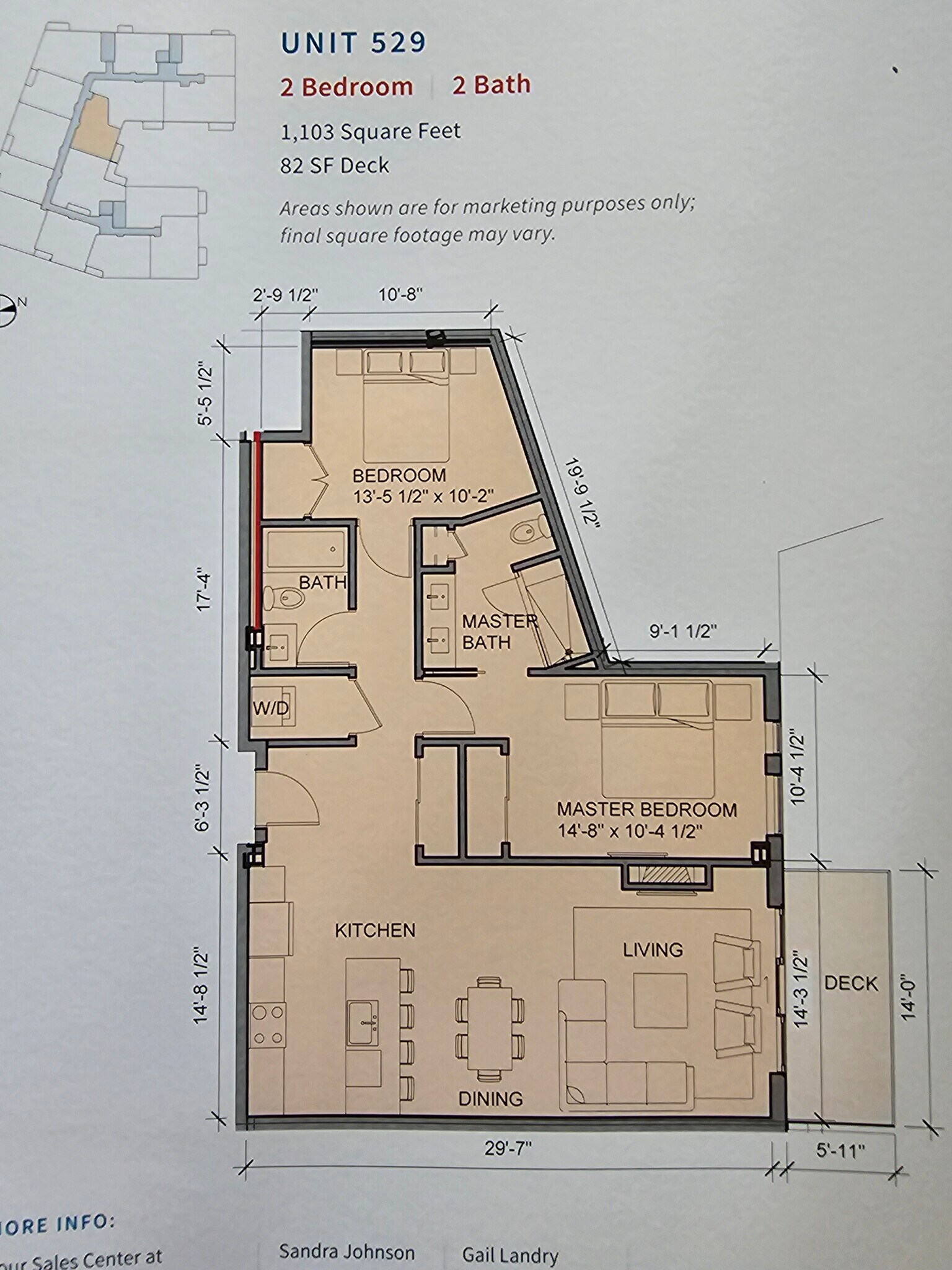 Layout of the Condo - 383 Commercial St