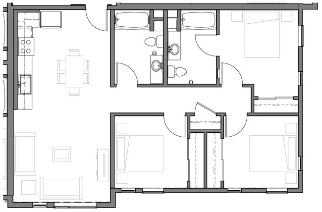 Floorplan - Pleasant Grove Apartments