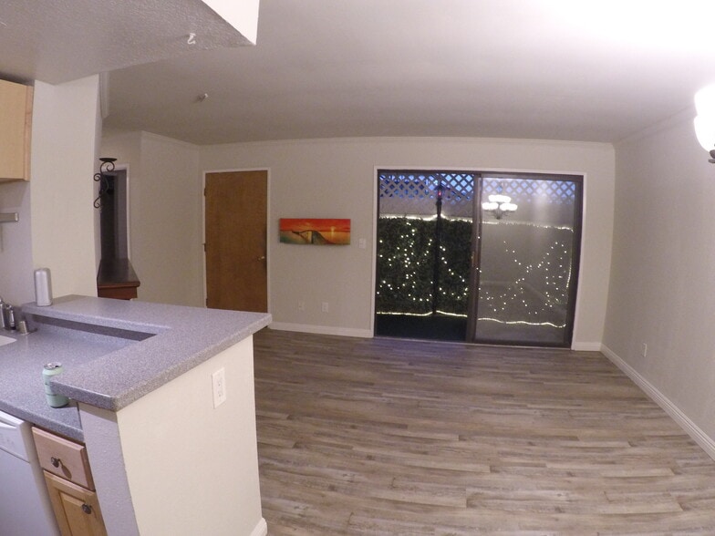Open floor plan with 2 patios (1 shown here) - 2852 C St