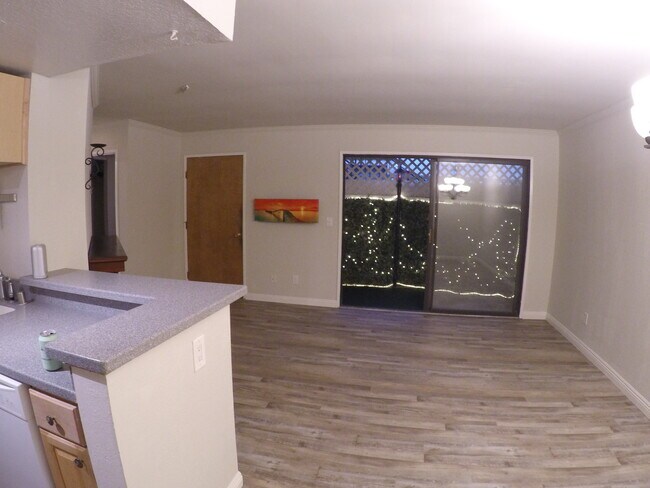 Open floor plan with 2 patios (1 shown here) - 2852 C St