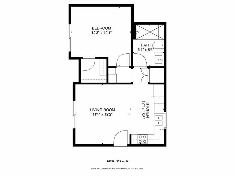 Accessory Unit (ADU) Floor Plan - 1533 Manning Ln
