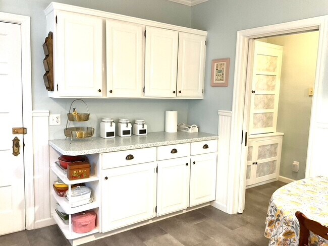 Kitchen, built in buffet on right - 205 Wyoming Ave