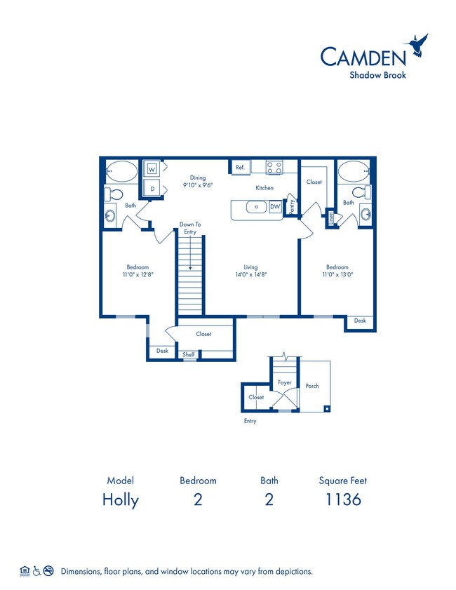 Floorplan - Camden Shadow Brook