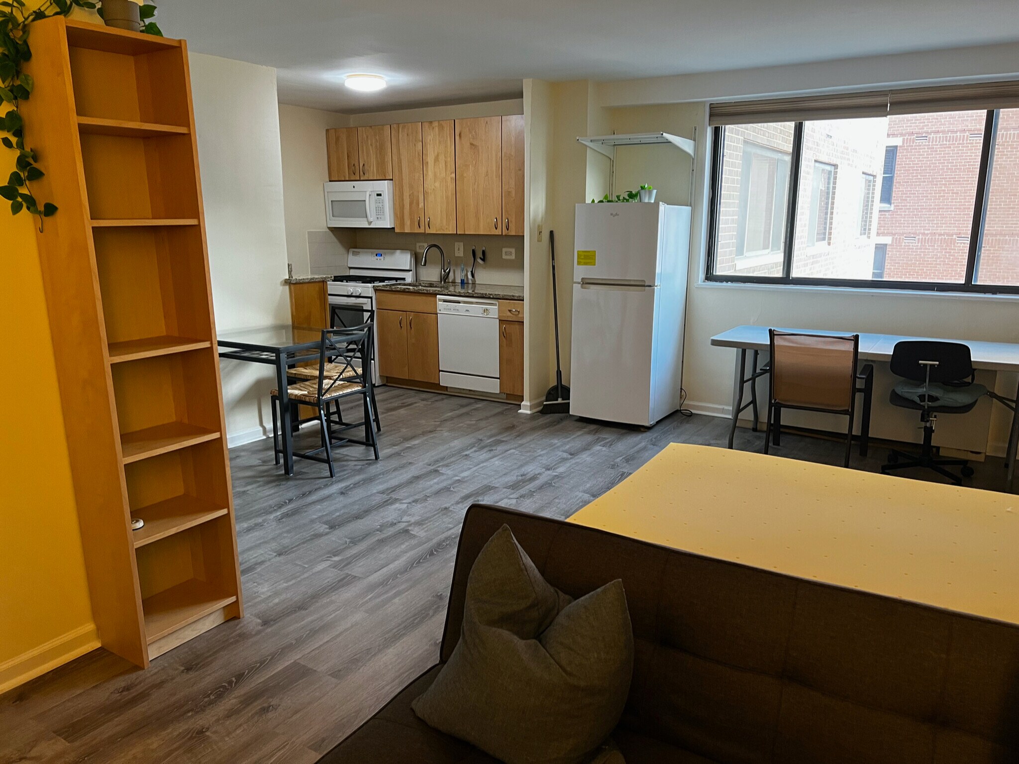 View from entry door towards kitchen - 1420 N St NW