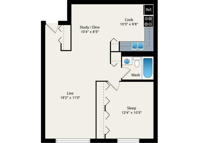 Floorplan - Reside 707