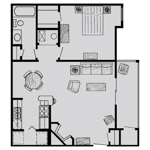 Floorplan - The Vanderbilt Apartments