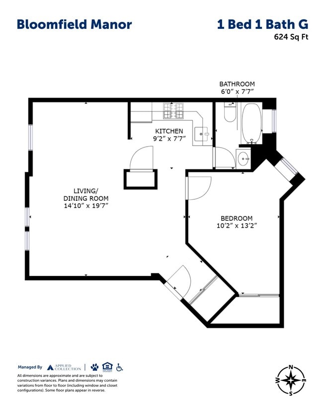 Floorplan - Bloomfield Manor