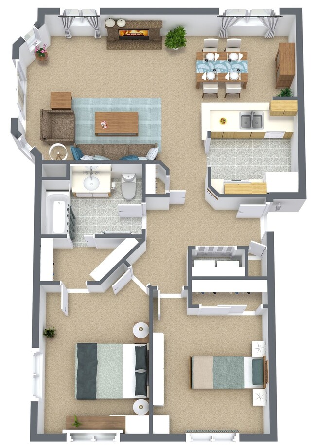 Floorplan - Maple Ridge Apartments