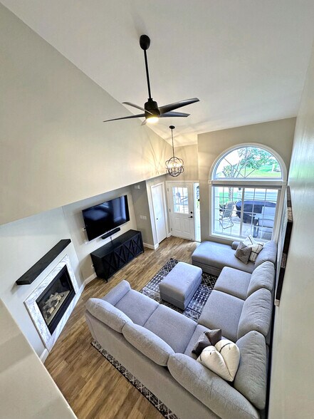 Main Level - Living Room view from Loft - 12652 43rd St NE