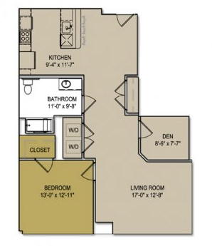 1BR/1BA - Canal Lofts