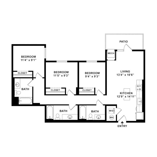 3x3 with Dimensions - Ascend Richmond