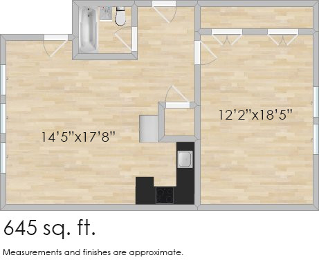 Floorplan - 921-923 Garfield