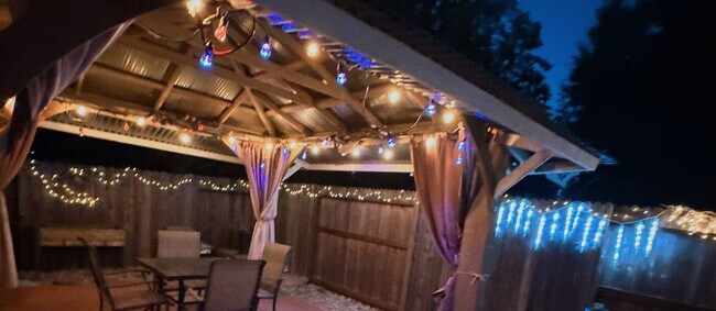 Outdoor Gazebo with Illumination Lights for Special Occasion - 9316 Caulfield Dr